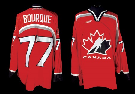 - Raymond Bourque 1998 Olympics Team Canada Game Worn Jersey