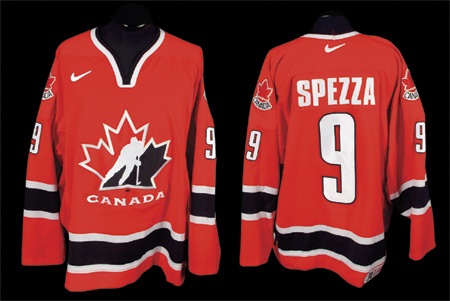 - Jason Spezza 2002 Team Canada World Juniors Game Worn Jersey