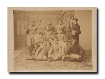 - 1880s Football Albumen Photograph