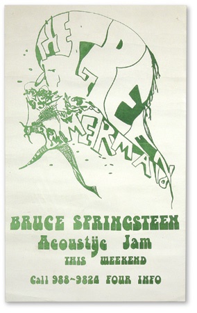 - Bruce Springsteen Acoustic Jam Concert Poster (8.5x14”)