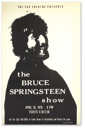 Bruce Springsteen - The Bruce Springsteen Show Fox Theater Atlanta Poster (22x14”)