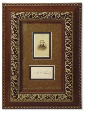 - Ulysses S. Grant Signature & Carte-de-Visite