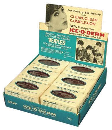 - The Beatles Ice-O-Derm Store Display Box  (13)