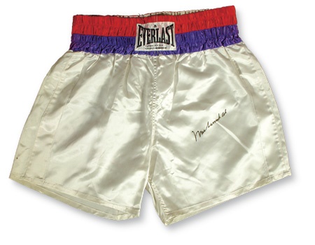 - Muhammad Ali “Bi-Centennial” Fight/Training Trunks.