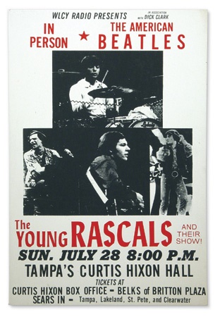- The Young Rascals Boxing Style Concert Poster (14x22”)