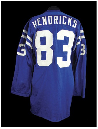 - 1969-73 Ted Hendricks Game Worn Indianapolis Colts Jersey