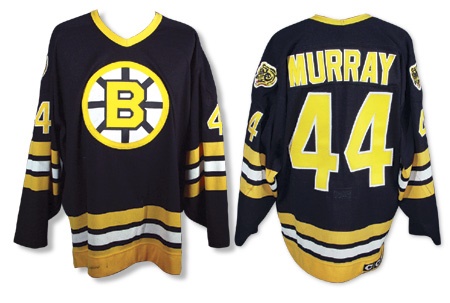 - 1990’s Glenn Murray Boston Bruins Game Worn Jersey