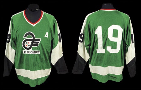 - 1970-71 Quebec Aces Game Worn Jersey