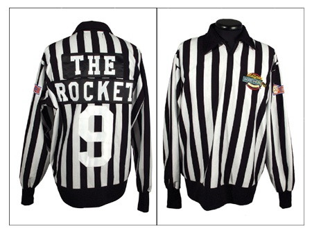 - Maurice Richard’s NHL Oldtimers Game Worn Referee Sweater