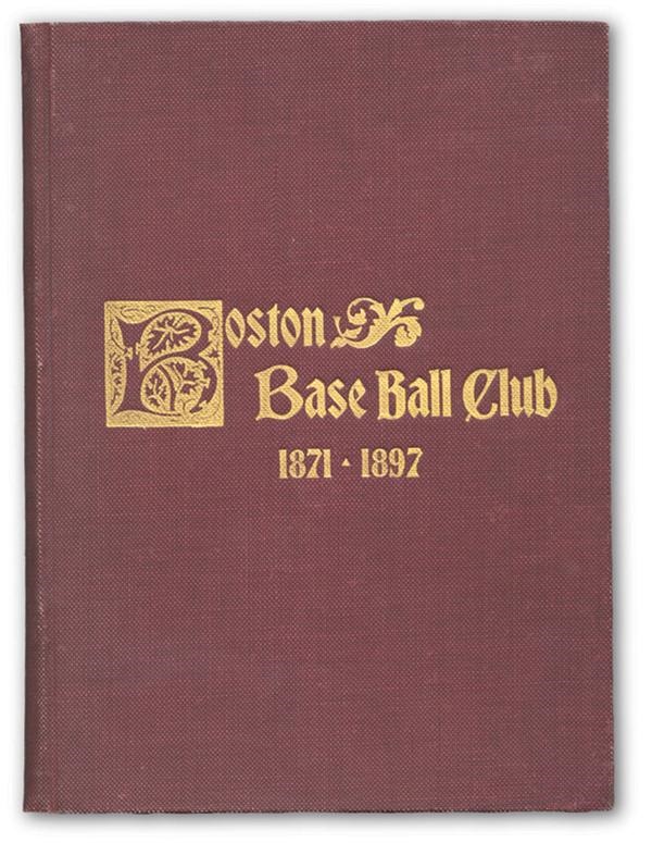 - 1897 Boston Baseball Club Book by Tuohey