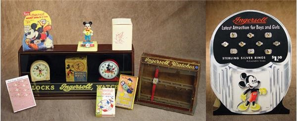 - 1930s-40s Walt Disney Timepiece & Display Collection  (11)