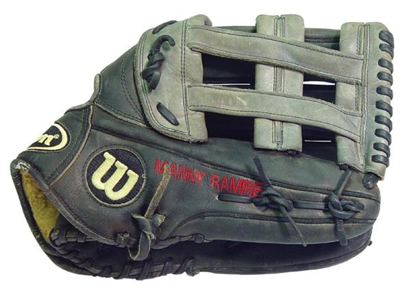 - Circa 2001 Manny Ramirez Game Used Glove