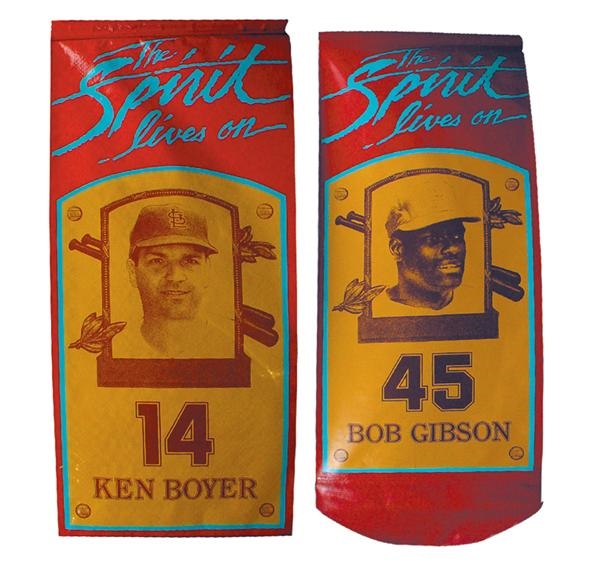 - Bob Gibson and Ken Boyer Retired Numbers from Busch Stadium