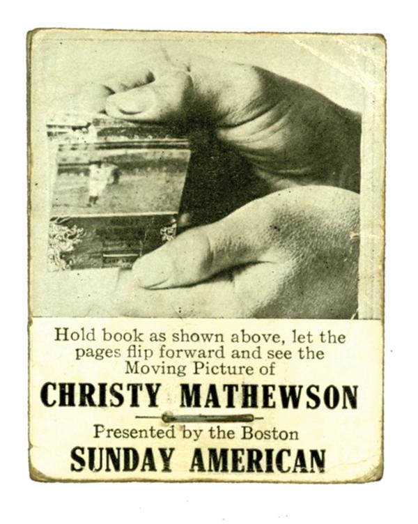 - Circa 1905 Christy Mathewson Flipbook