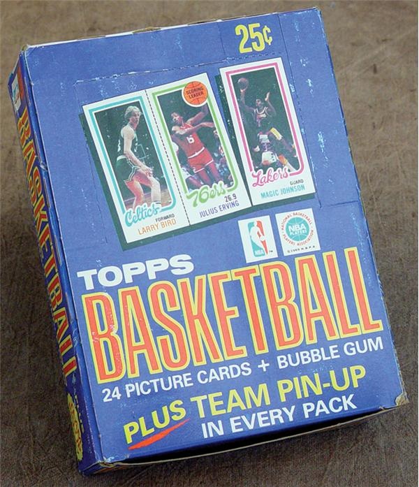 - 1980/81 Topps Basketball Wax Box