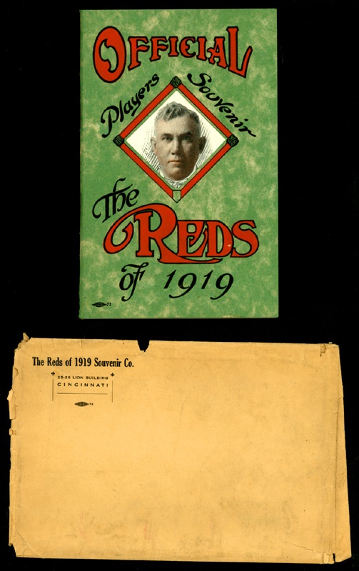 - Mint 1919 Cincinnati Reds Yearbook with Mailer