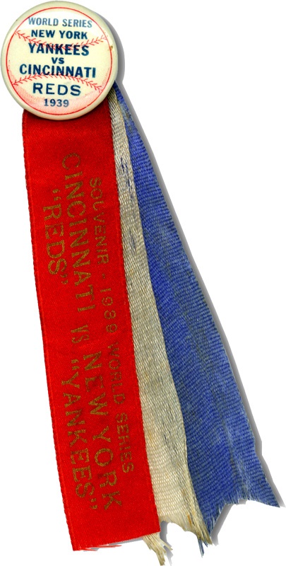 - 1939 World Series Pin & Ribbon