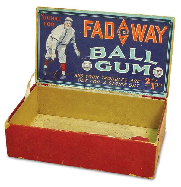 - 1910’s Christy Mathewson Fade Away Gum Box