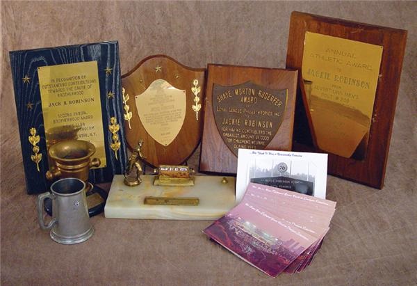 Jackie Robinson Awards & Plaques Collection (12)