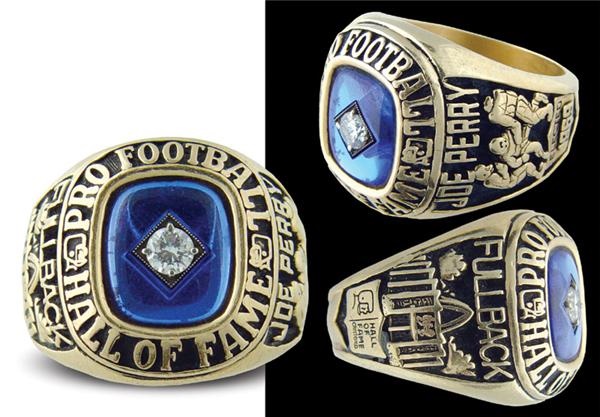 - Joe Perry's Football Hall of Fame Ring