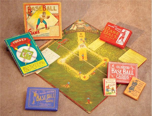 - Assorted Baseball Games Collection with 1892 McLoughlin (14)