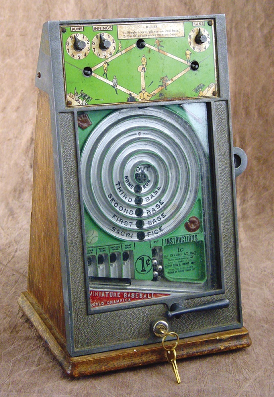 - 1940's Baseball Coin Operated Machine