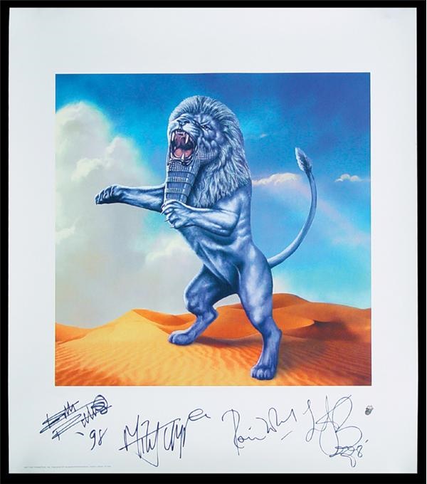 - Rolling Stones Signed Print (22”x25”)