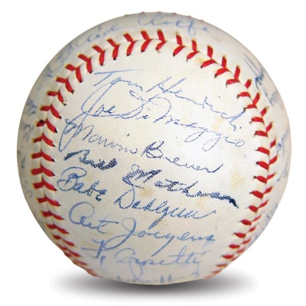 - 1939 New York Yankees Team Signed Baseball
