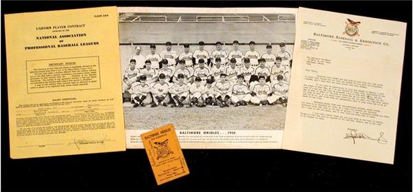 - 1950 Baltimore Orioles Collection (10)