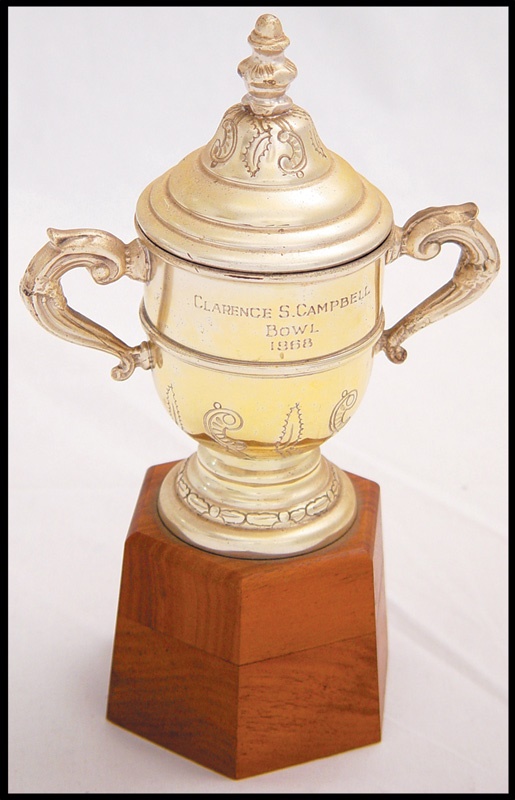 - 1960’s Clarence Campbell Bowl Trophy (12”)