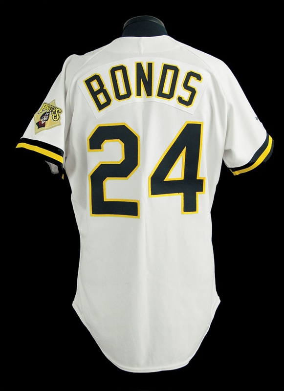- 1991 Barry Bonds Game Used Pirates Jersey