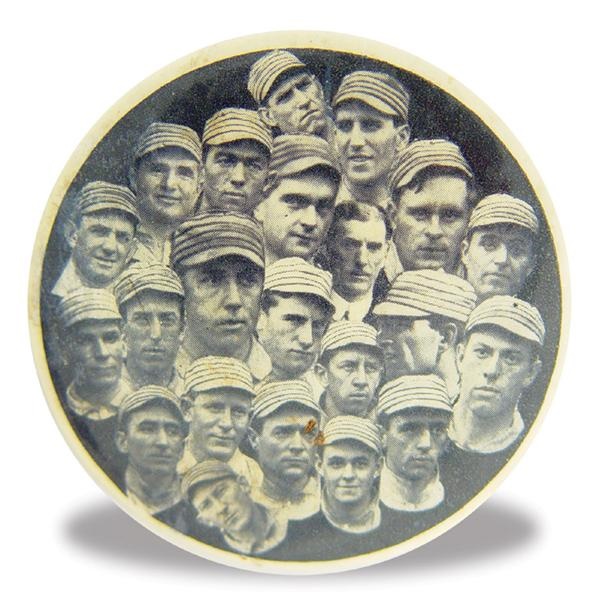 - Circa 1910 Philadelphia Athletics Montage Pin (2.25")