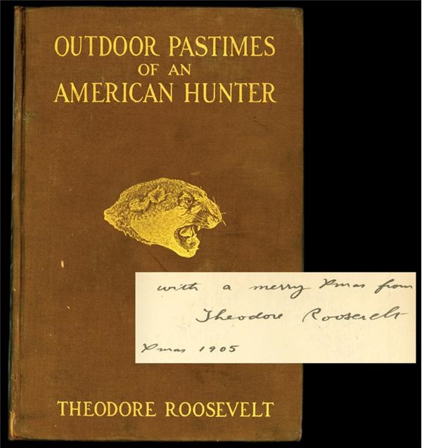 Teddy Roosevelt Signed Book