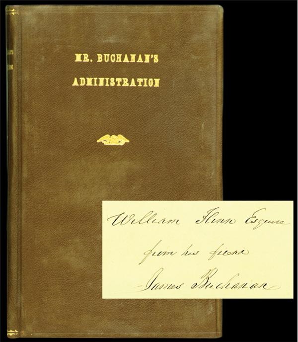 Political - James Buchanan Signed Book