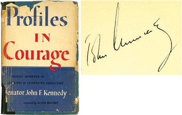 - John F. Kennedy Signed Profiles in Courage