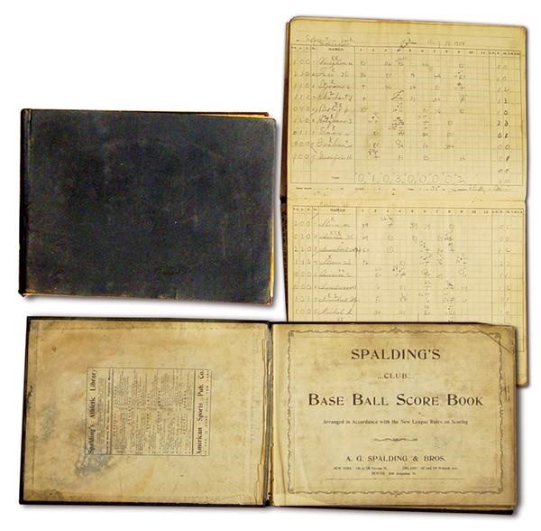 - 1899, 1904 & 1905 Official Pittsburgh Scorebooks (3)
