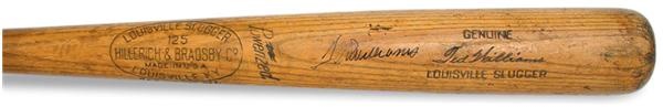 - 1950's Ted Williams Signed Game Model Bat (34")