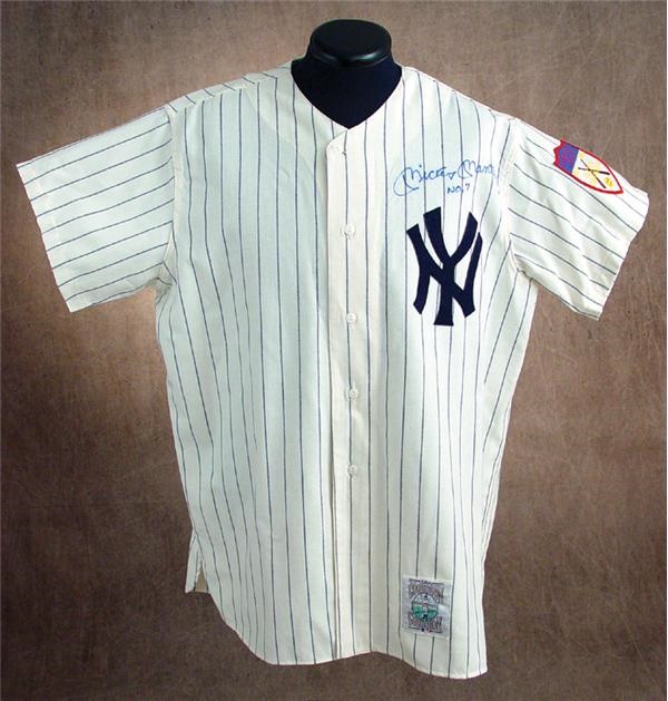 Mantle and Maris - Mickey Mantle Signed Jersey