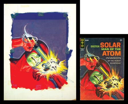 - 1966 Dr. Solar #18 Original Cover Painting by George Wilson