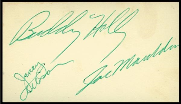 Buddy Holly & The Crickets Signatures