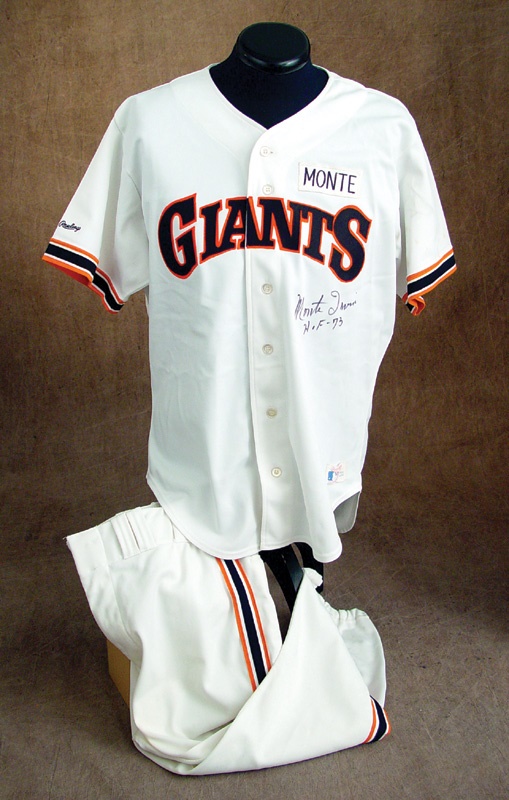 - 1980’s Monte Irvin Game Worn Old Timers Uniform