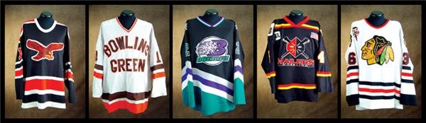 - Game Worn Jersey Collection of Five