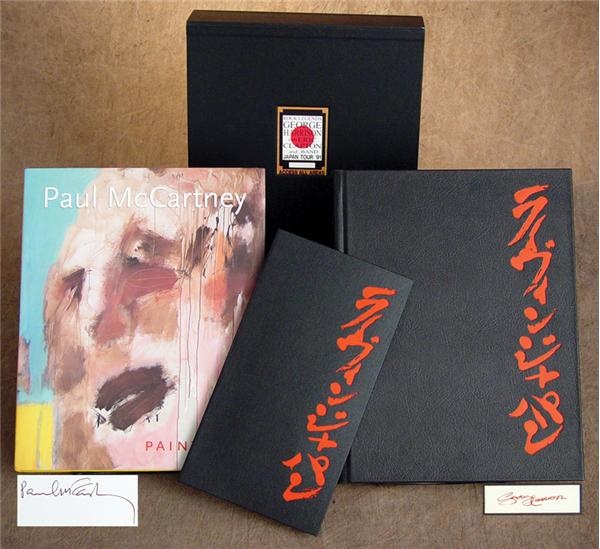 - Paul McCartney & George Harrison Signed Books (2)