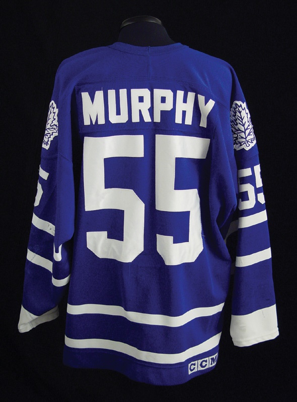 - 1995-96 Larry Murphy Toronto Maple Leafs Game Worn Jersey