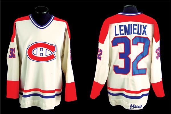 - 1983-84 Claude Lemieux Montreal Canadiens Game Worn Rookie Jersey
