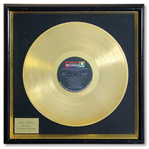 - The Grassroots "Golden Grass" Gold Record Award (16x16")