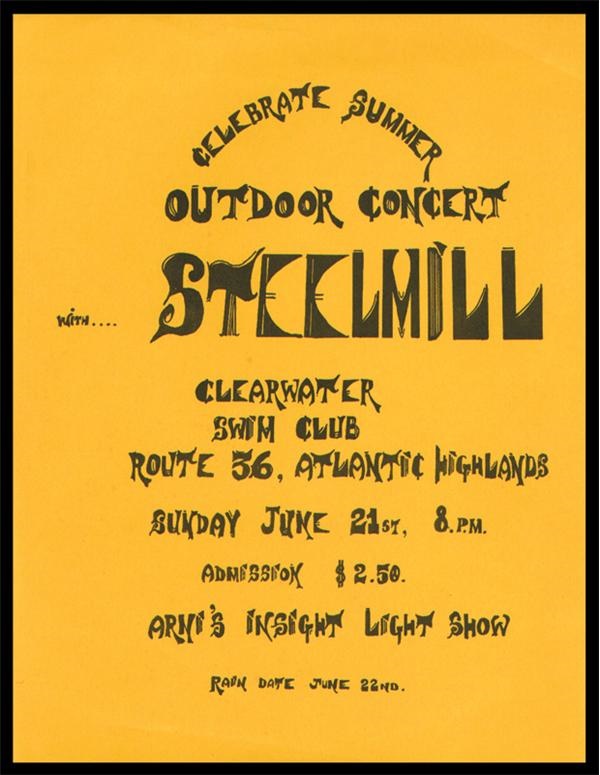 - 1970 Steel Mill Clearwater Swim Club Handbill