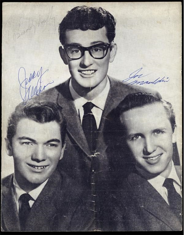 Buddy Holly and the Crickets Signed Program (8x10")