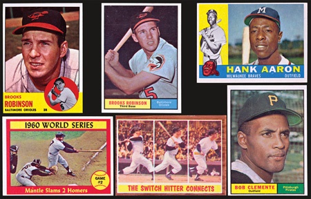 - 1960’s Topps Baseball Card Collection of Near Complete Sets