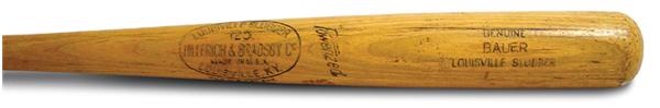 - 1950’s Hank Bauer Game Used Bat (35.5”)